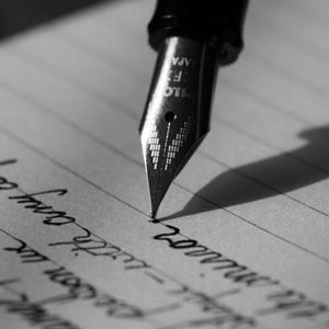 pen writing